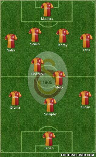Galatasaray SK Formation 2014
