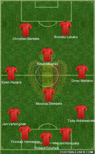 Belgium Formation 2014