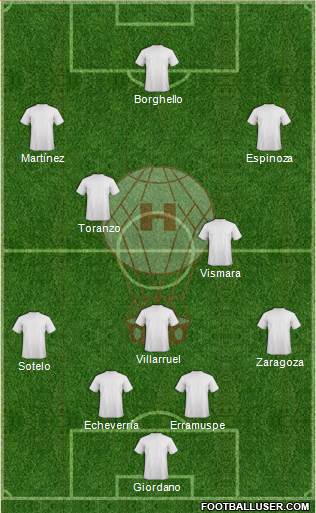 Huracán de Tres Arroyos Formation 2014