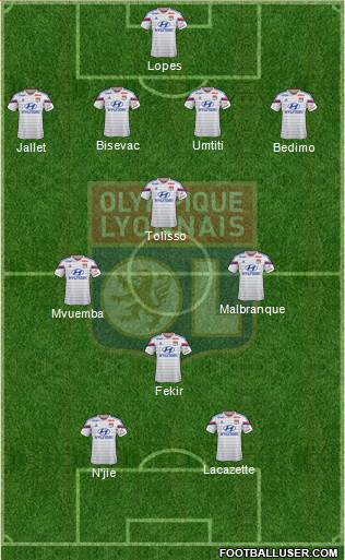Olympique Lyonnais Formation 2014