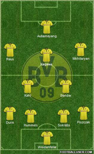Borussia Dortmund Formation 2014