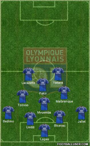 Olympique Lyonnais Formation 2014