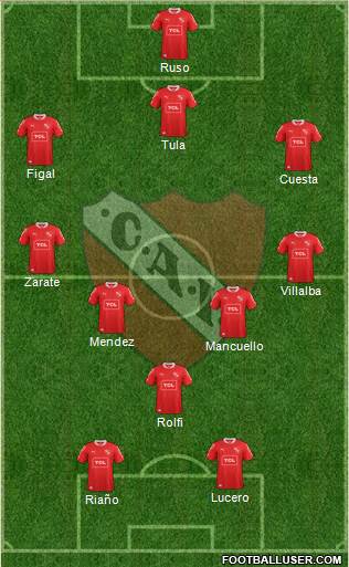 Independiente Formation 2014