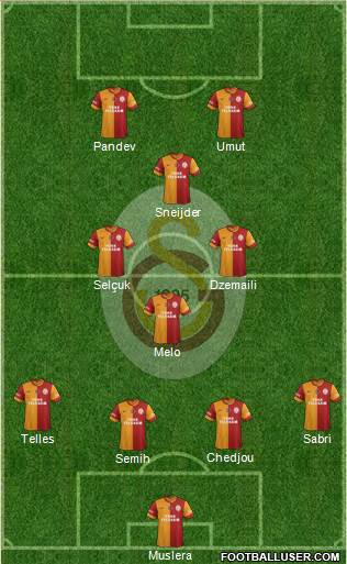 Galatasaray SK Formation 2014
