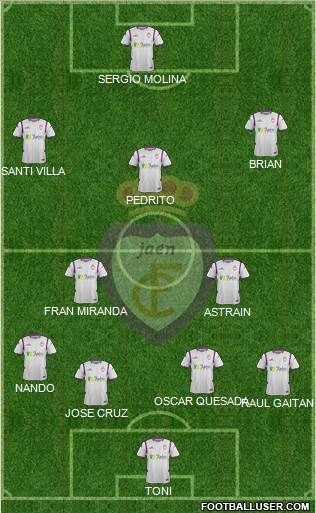 Real Jaén C.F. Formation 2014