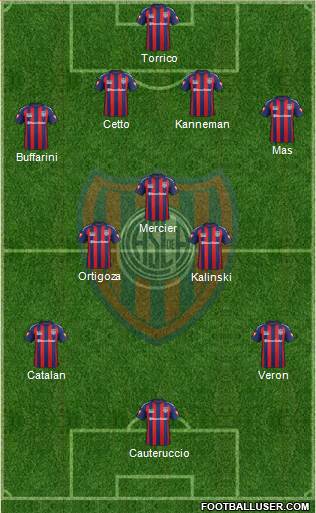 San Lorenzo de Almagro Formation 2014