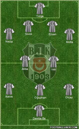 Besiktas JK Formation 2014