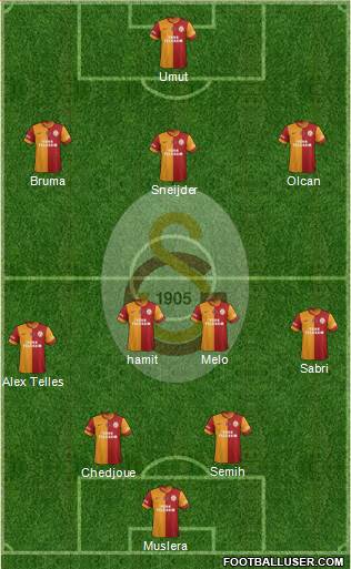 Galatasaray SK Formation 2014
