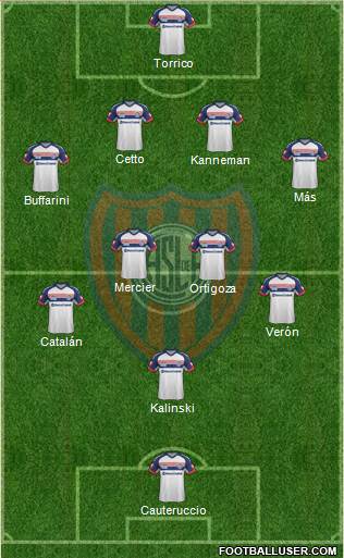 San Lorenzo de Almagro Formation 2014