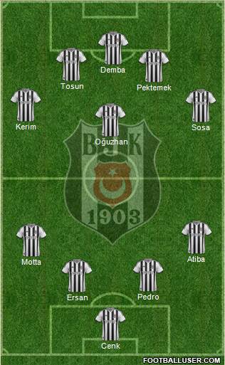 Besiktas JK Formation 2014
