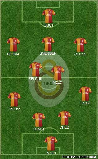 Galatasaray SK Formation 2014