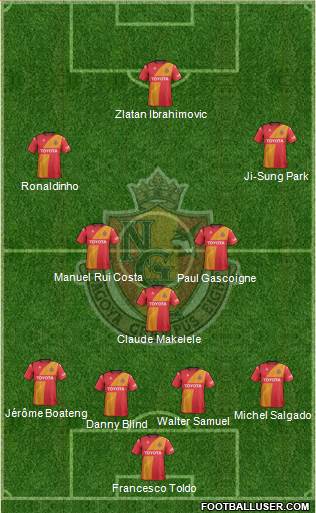 Nagoya Grampus Formation 2014