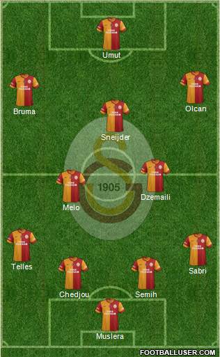 Galatasaray SK Formation 2014