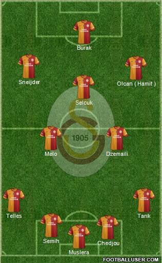 Galatasaray SK Formation 2014