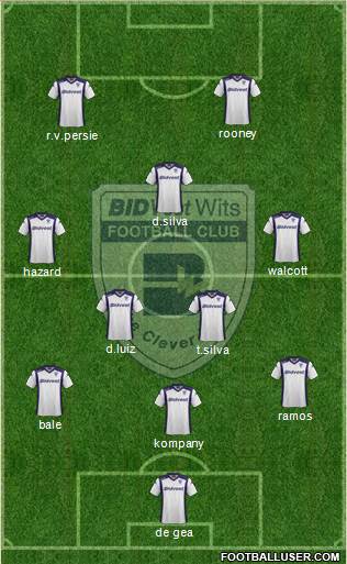 Bidvest Wits Formation 2014