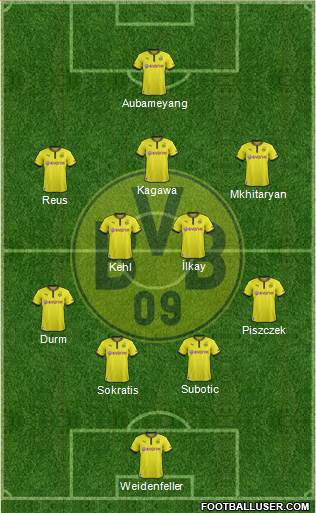Borussia Dortmund Formation 2014