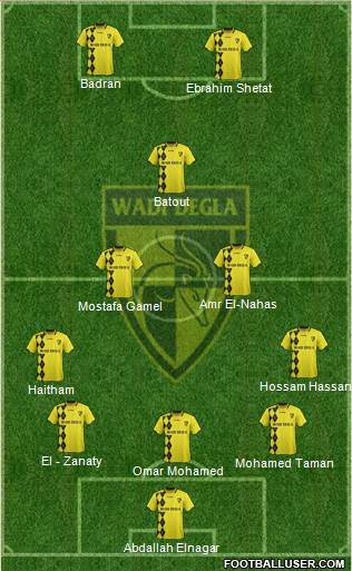 Wadi Degla Sporting Club Formation 2014