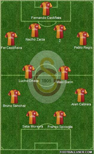 Galatasaray SK Formation 2014