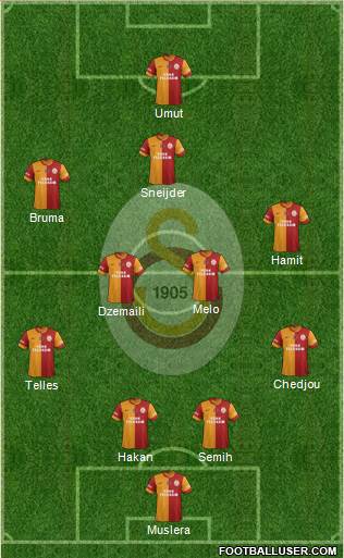 Galatasaray SK Formation 2014