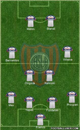 San Lorenzo de Almagro Formation 2014