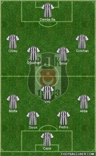 Besiktas JK Formation 2014