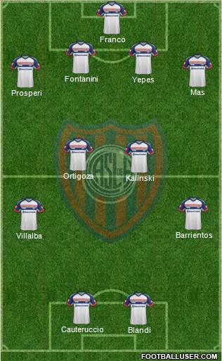 San Lorenzo de Almagro Formation 2014