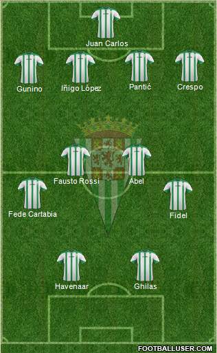 Córdoba C.F., S.A.D. Formation 2014