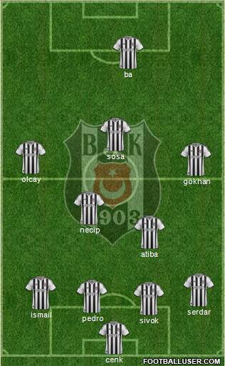 Besiktas JK Formation 2014