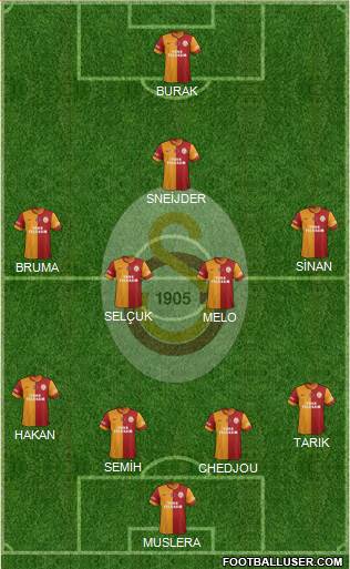 Galatasaray SK Formation 2014