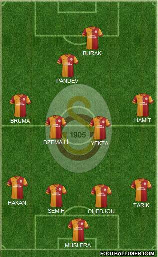 Galatasaray SK Formation 2014