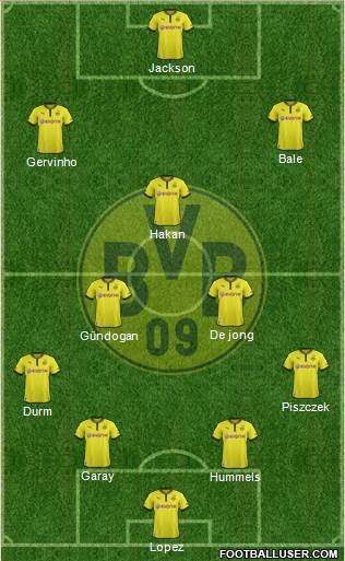 Borussia Dortmund Formation 2014