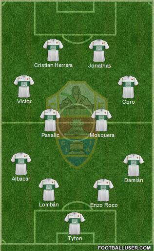 Elche C.F., S.A.D. Formation 2014