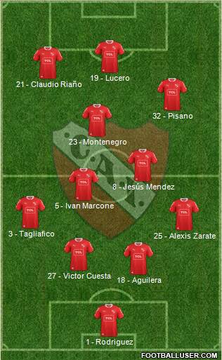 Independiente Formation 2014