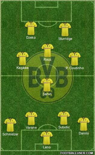 Borussia Dortmund Formation 2014