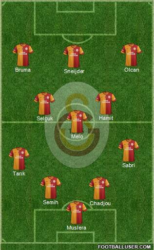 Galatasaray SK Formation 2014