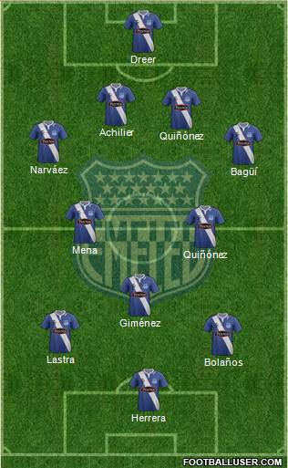 CS Emelec Formation 2014