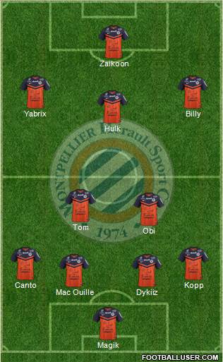 Montpellier Hérault Sport Club Formation 2014