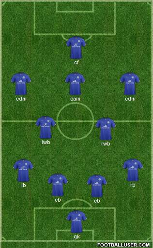 Leicester City Formation 2014