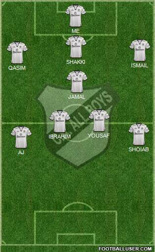 All Boys Formation 2014