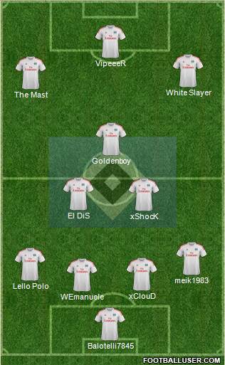 Hamburger SV Formation 2014