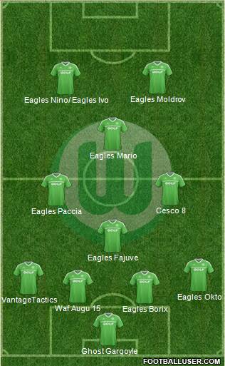 VfL Wolfsburg Formation 2014