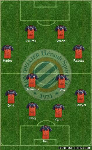 Montpellier Hérault Sport Club Formation 2014