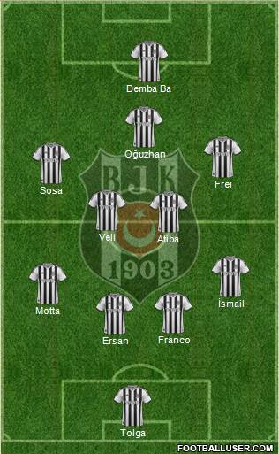 Besiktas JK Formation 2014