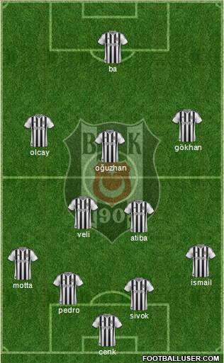 Besiktas JK Formation 2014