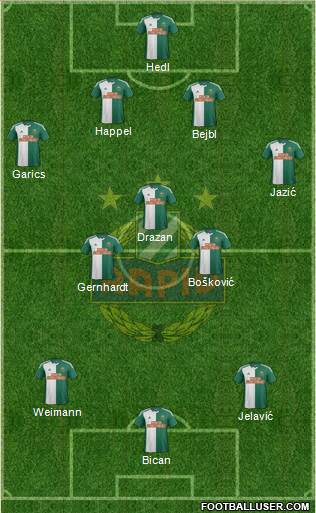 SK Rapid Wien Formation 2014
