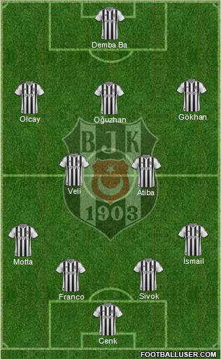 Besiktas JK Formation 2014