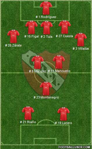 Independiente Formation 2014