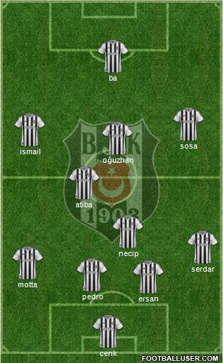 Besiktas JK Formation 2014