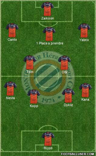 Montpellier Hérault Sport Club Formation 2014