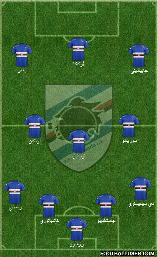 Sampdoria Formation 2014